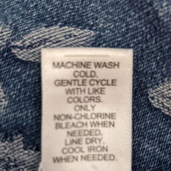 Versona Floral Denim Jeggings Size 8 Botanic Print Jeans - Picture 7 of 7